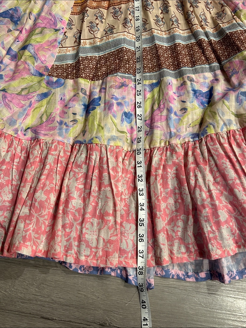 FREE PEOPLE | Santa Eulalia Printed Maxi Skirt | - Picture 15 of 15
